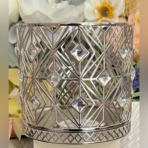 🆕🕯️BATH & BODY WORKS “DIAMOND BLING” 3-WICK CANDLE HOLDER. BRAND NEW!
